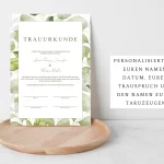 Heiratsurkunde online kaufen
