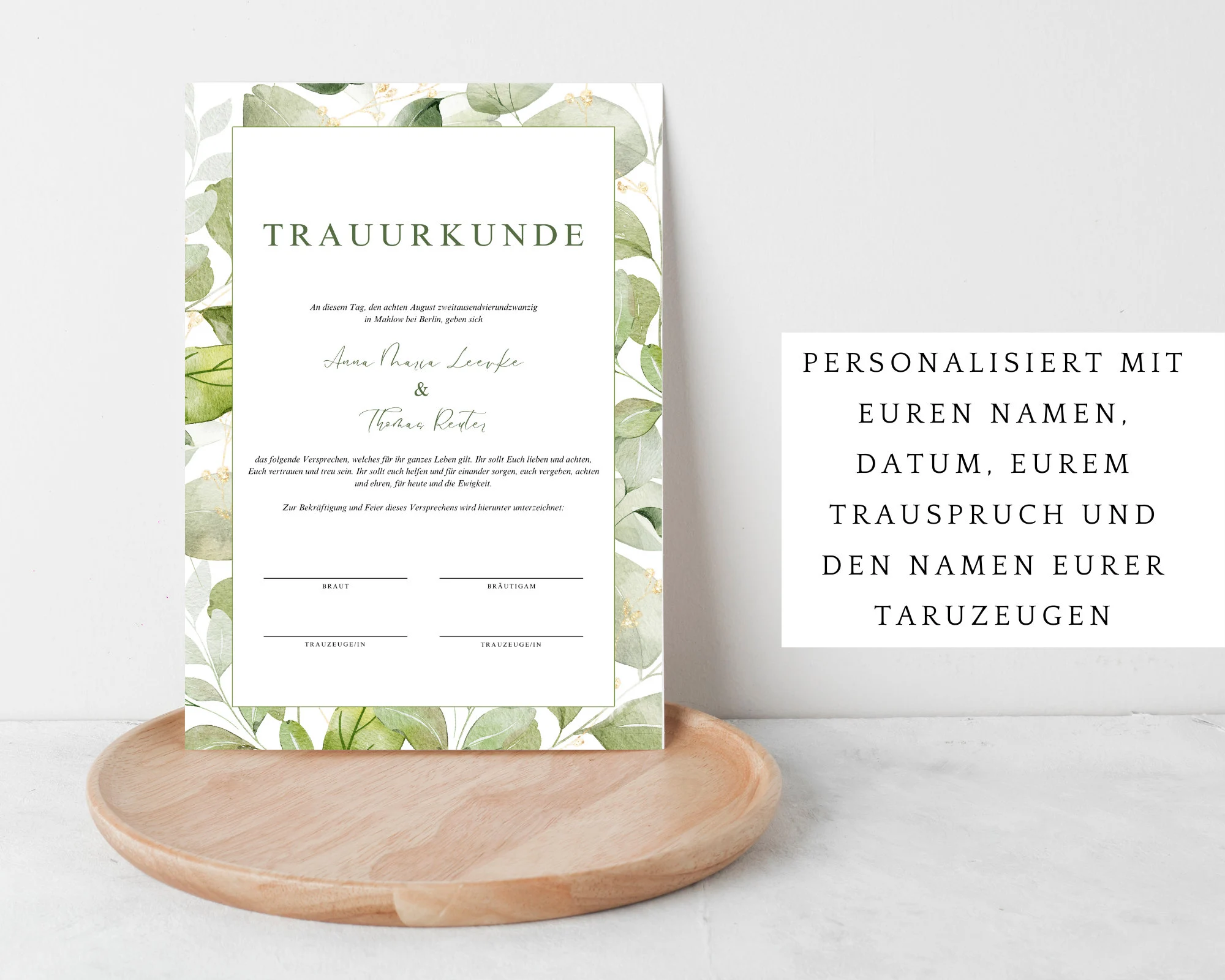 Heiratsurkunde online kaufen