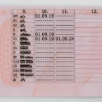 Registrierter belgischer Führerschein zu verkaufen